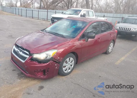 2012 Subaru Impreza 2.0I z USA, uszkodzony, nr VIN JF1GPAA6XCH206053